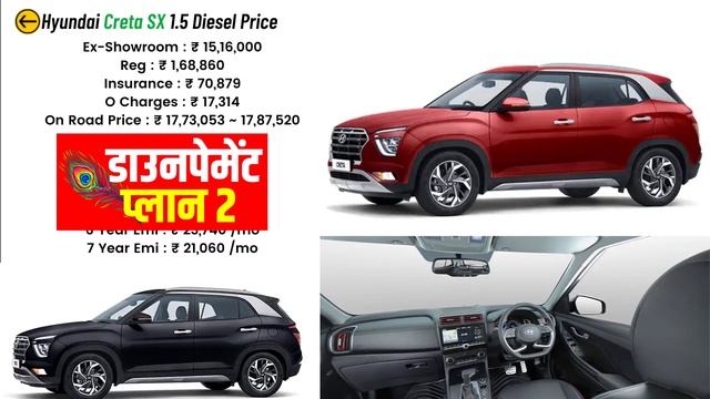 Hyundai creta sx 1.5 diesel price 2022 | New?? hyundai creta sx 1.5 diesel onroad price 2022,loan смотреть онлайн