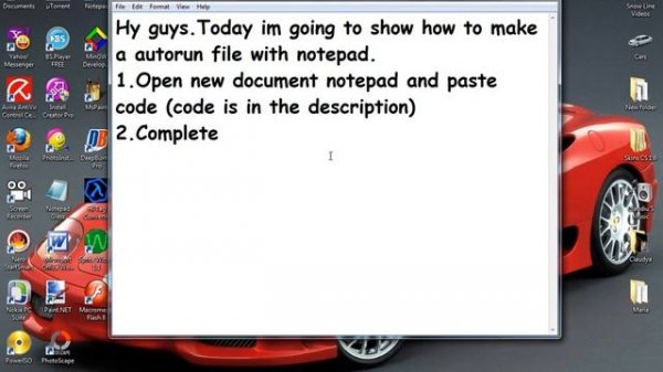 How to make a autorun (Tutorial)