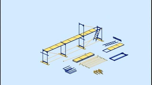 Монтаж строительных лесов смотреть онлайн