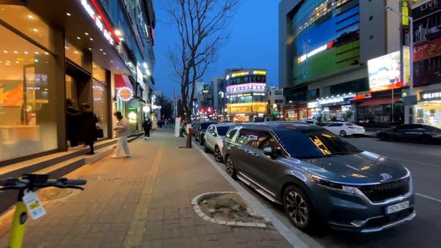 【4K】Saturday Night, Walking In Suwon Street - 4K Seoul Korea 🇰🇷
