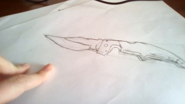 У меня появился новый талант! Научился рисовать оружие:) Сегодня я покажу несколько своих рисунков! смотреть онлайн