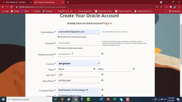How to Create Oracle Account in Bangla | ওরাকল একাউন্ড তৈরি করার নিয়ম смотреть онлайн