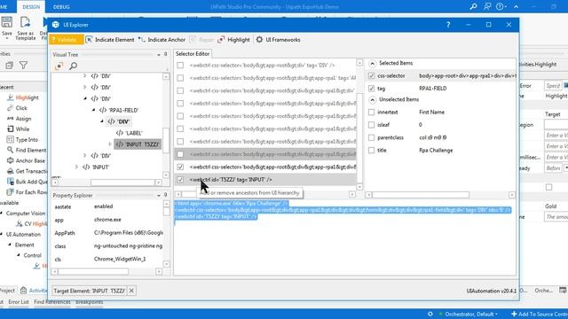 How to Create Dynamic Selector using Visual Tree in UiPath смотреть онлайн
