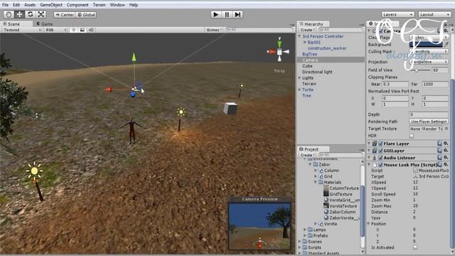00008 - Third Person Camera Controller (Project G - Unity3D C#) смотреть онлайн