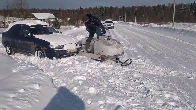 Как дёргали бураном машину. смотреть онлайн