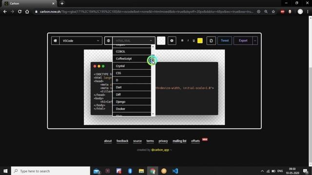 Carbon: VS Code Extension | Edit & Share Beautiful SourceCode Image Anywhere For Free смотреть онлайн