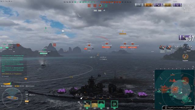 GROBER KURFURST🔥ПМК АПНУЛИ ПРОСТО КАЙФ - World of Warships смотреть онлайн
