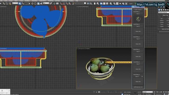 Быстрый перенос объектов с помощью Сopitor 3d max смотреть онлайн