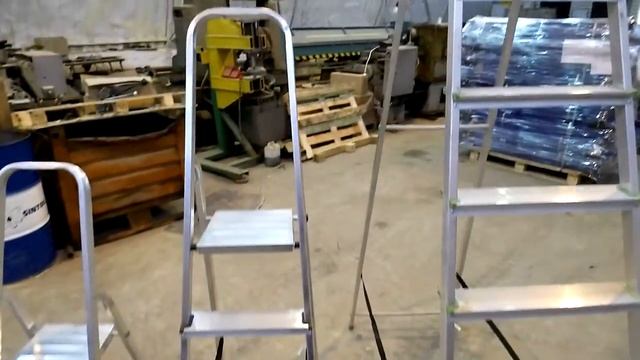 Стремянки алюминиевые - Завод ПРОФИ смотреть онлайн