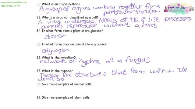 Edexcel iGCSE Biology - Organisms and Life Processes - Quick Fire Questions смотреть онлайн