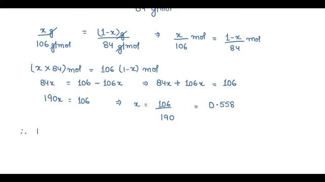 How many mL of 0.1M HCl are required to react completely with 1g mixture of Na2CO3 and NaHCO3..... смотреть онлайн
