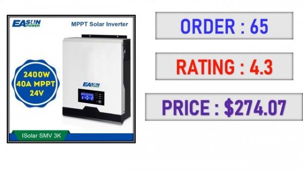 TOP 10 Best EASUN POWER Solar Inverter in 2022