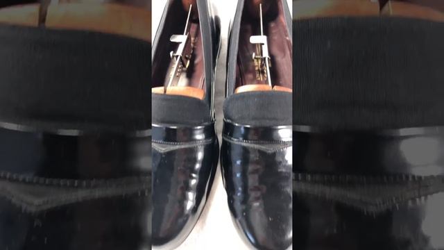 BALLY Banner Men’s Shoes Black Leather Loafers Formal Wedding Tuxedo 10.5W смотреть онлайн