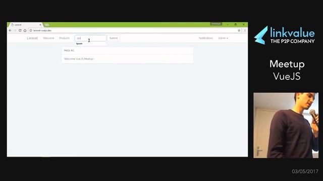 MEETUP Vue.Js & LARAVEL : Dynamiser du statique смотреть онлайн