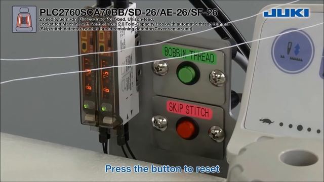 JUKI - PLC 2760SCA70BB SD26 AE26 SF26 Post Bed Industrial Sewing Machine смотреть онлайн