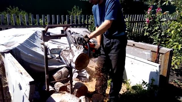 самодельные козлы для пилки дров смотреть онлайн