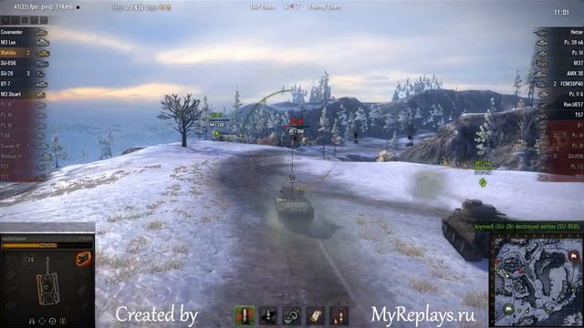 WOT: Arctic Region - Matilda - 8 frags - смотреть онлайн