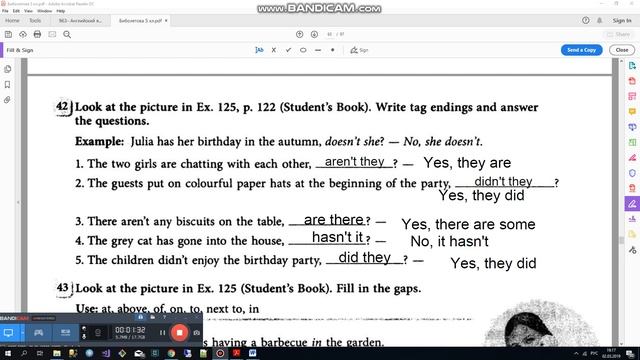 Enjoy English 5 класс. Unit 3 Ex. 42 смотреть онлайн