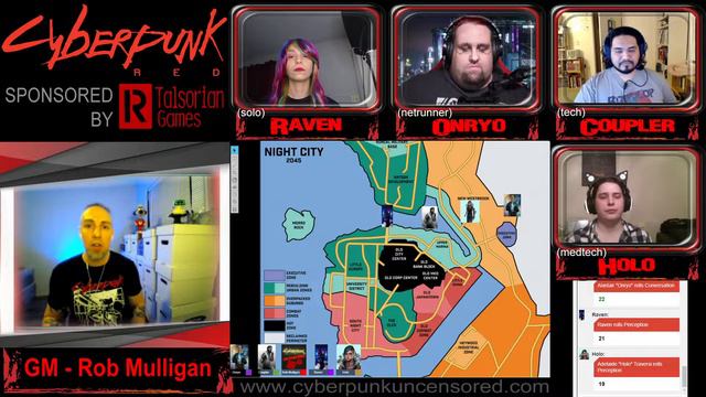 CYBERPUNK RED - session 12 - Da Po Po - GM Rob Mulligan смотреть онлайн
