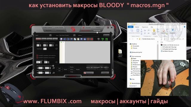 Как установить макрос Bloody 5 мышь Bloody | How to install the macro Bloody 4 ( mgn ) смотреть онлайн