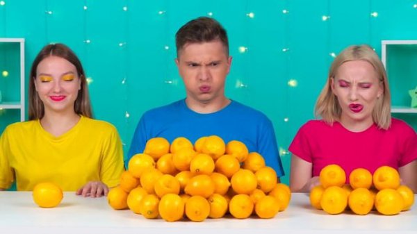 Большая, Средняя и Маленькая еда Челлендж #4 с HAHANOM Challenge