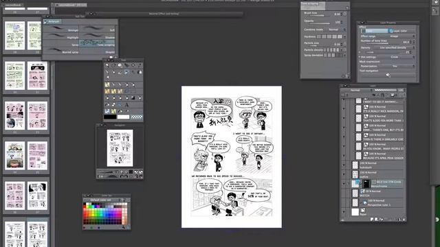 Making of comic book on Manga Studio EX5 #5: Applying screentones смотреть онлайн