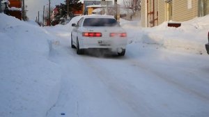 150кг ДЛЯ ЗАЦЕПА ЗИМОЙ! Toyota Mark 2 ПОЕХАЛ! Тойота Марк 2