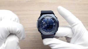 Стальной Синий Октагон / Casio G-SHOCK GM-2100N-2A