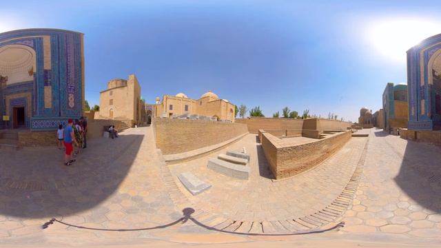 Мемориальный комплекс Шахи-Зинда (Shohizinda), видео в формате 360°
