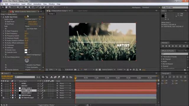 Simple Audio Visualiser (After Effects Template) смотреть онлайн