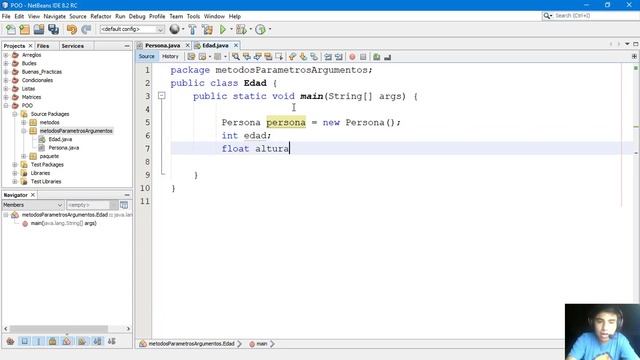 92 . Curso de Java II POO II Métodos - parámetros y argumentos смотреть онлайн