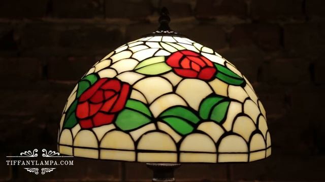 Лампа Тиффани "Бутоны роз" - tiffanylampa.com смотреть онлайн