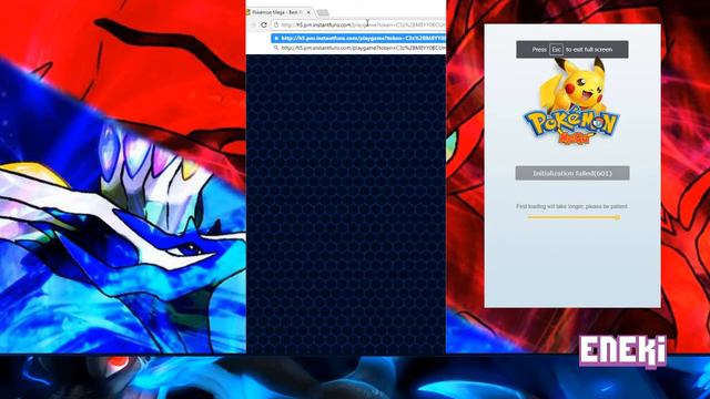 Pokemon Mega Initialization failed(601) error May 2018 смотреть онлайн