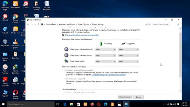 Closing The Lid Settings in Windows 10 Laptop смотреть онлайн