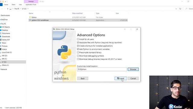 How to download and install python 3.9.2 on windows 10 | (64 bit & 32 bit) смотреть онлайн