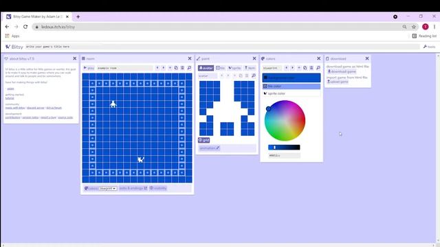 Bitsy Game Maker Training Series Lesson 01 смотреть онлайн
