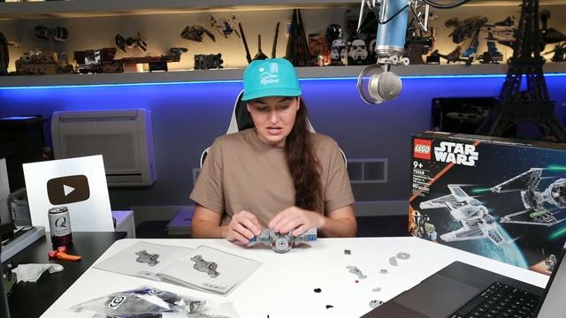 ? LEGO Star Wars Fang Fighter vs TIE Interceptor Live Build! 75348 смотреть онлайн