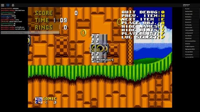 Roblox Classic Sonic Simulator!! Pt.6 (Debug Mode) (Press Q For Debug Mode) (Updates) смотреть онлайн