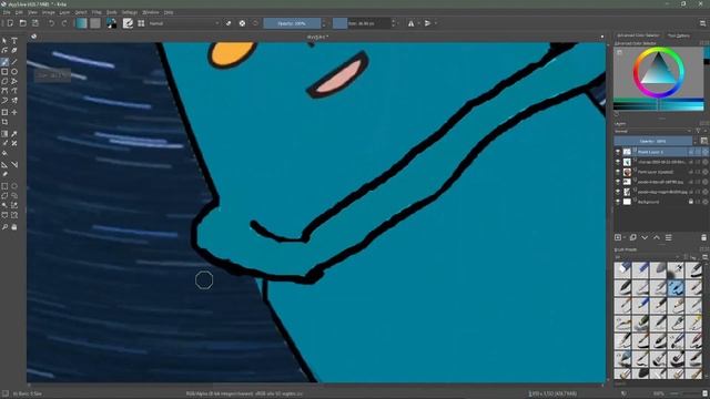 #5 Krita as Photoshop (Diving In) смотреть онлайн
