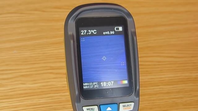 Inexpensive infrared thermal imager HT-02, review, test, settings. смотреть онлайн