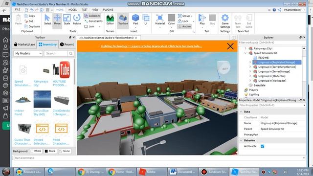 How to make Speed Simulator Game In roblox Studio 2019 (EASY) смотреть онлайн