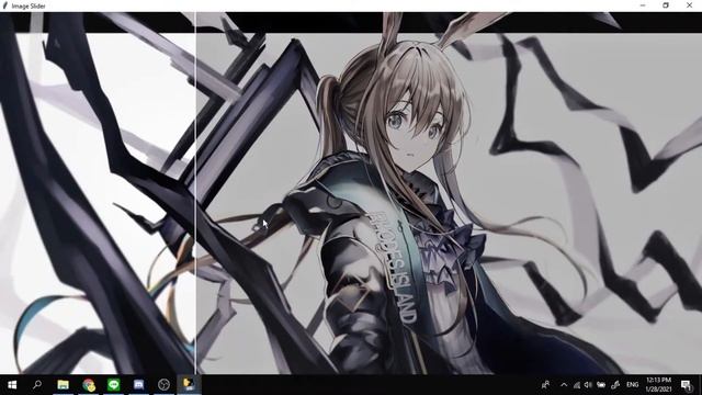 Image Slider Comparison using Python Tkinter смотреть онлайн