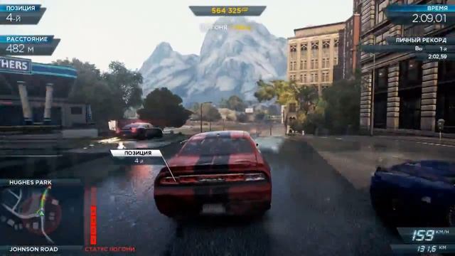 Очень сложный спринт в NFS Мост Вантед 2 смотреть онлайн