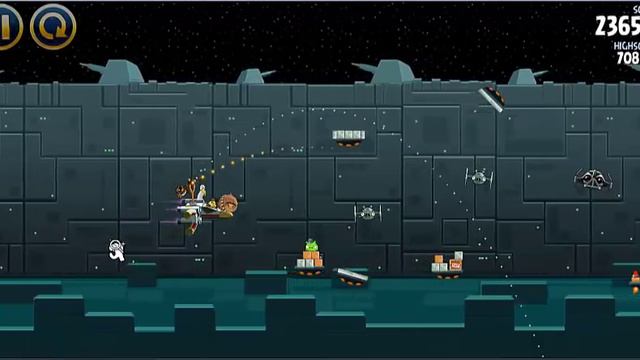 Angry Birds Star Wars :: Death Star Level 2-40 :: 3 Stars :: High Score смотреть онлайн