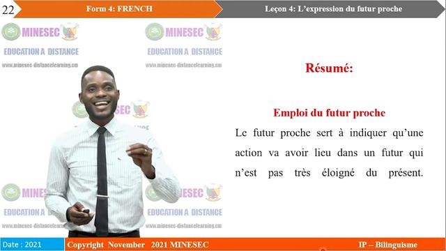IP-BIL FRENCH Form 4 Leçon 4 Le future proche смотреть онлайн