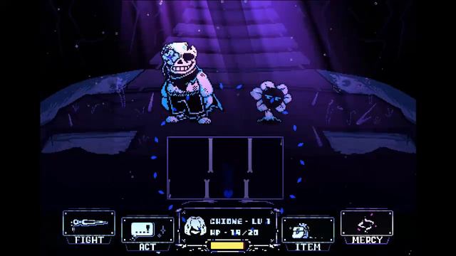 icebound Sans and Flowey Encounter (No Heal) смотреть онлайн