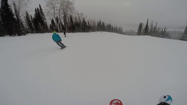 Шерегеш 2016 февраль Утро мало народа) смотреть онлайн
