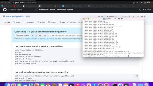 Simple way to generate git access token and add token in mac