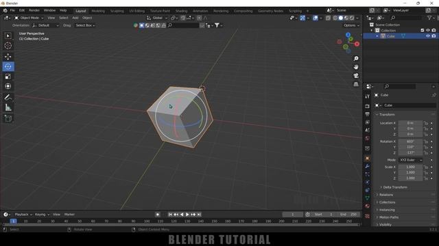 How to change the Pivot Point | Blender 3.2 Beginners quick tutorial смотреть онлайн