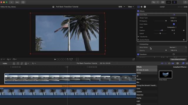 Final Cut Pro X Transition Tutorial | Pull Back Reveal Effect смотреть онлайн